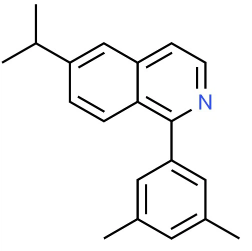 CAS:1936437-58-9|1-(3,5-dimetylfenyl)-6-(1-metyletyl)izochinolín