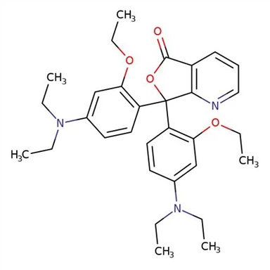 CAS:132467-74-4|3,3-bis(4-dietylamino-2-etoxyfenyl)-4-azaftalid|Termocitlivé azúrové farbivo