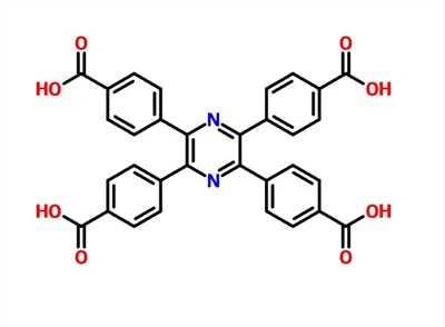 Kyselina CAS 2089016-10-2 4,4',4'',4'''-(pyrazín-2,3,5,6-tetrayl)tetrabenzoová