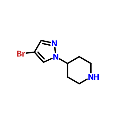 CAS 877399-60-5|4-(4-Bróm-pyrazol-1-yl)-piperidín