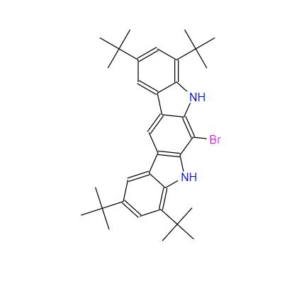CAS:1688665-93-1丨6-bróm-2,4,8,10-tetra-terc-butyl-5,7-dihydroindolo[2,{ {11}}b]karbazol