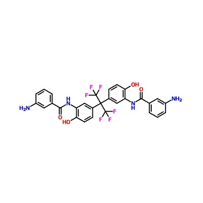 CAS:220426-92-6|N,N'-((Perfluórpropán-2,2-diyl)bis(6-hydroxy-3,1-fenylén))bis(3- aminobenzamid)