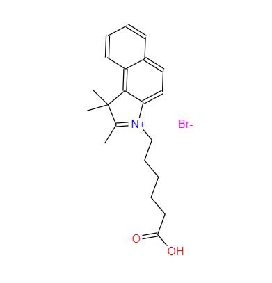 CAS:171429-39-3丨3-(5-karboxypentyl)-1,1,2-trimetyl-1H-benzo[e]indol{{8 }}ium bromid