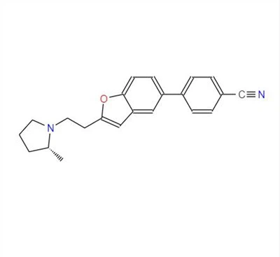 CAS:460746-46-7丨(R)-4-(2-(2-(2-METHYLPYRROLIDIN-1-YL)ETHYL)BENZOFURAN-5- YL)BENZONITRIL