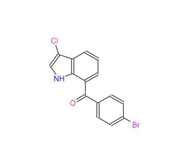 CAS:91714-51-1丨7-(4-brómbenzoyl)-3-chlór-1H-indol