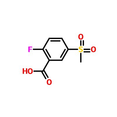 CAS:247569-56-8|Kyselina 2-fluór-5-(metylsulfonyl)benzoová